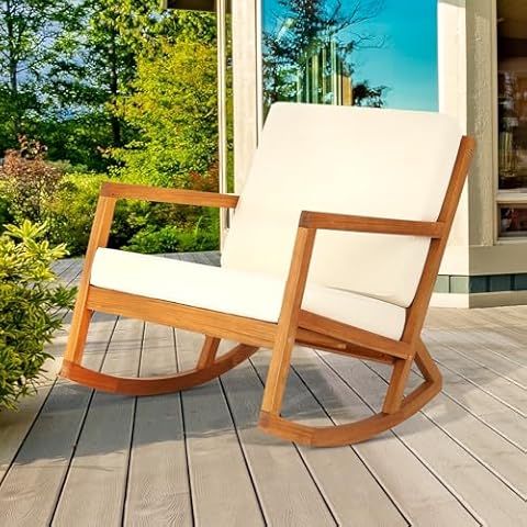 Safavieh Outdoor Collection Vernon Rocking Chair | Amazon (US)