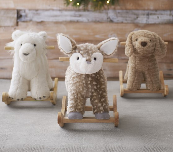 Labradoodle Plush Nursery Rocker | Pottery Barn Kids