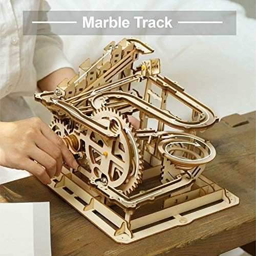ROKR 3D Wooden Puzzle for Adults Model Kit Marble Run Craft Set Educational Toy Building Engineering | Amazon (US)