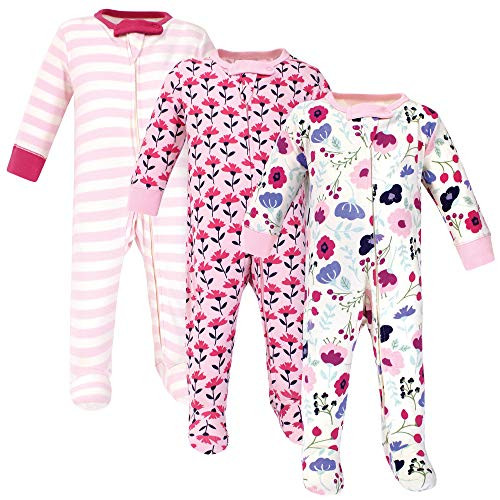 Touched by Nature Baby Organic Cotton Sleep and Play, Pink Botanical, 6-9 Months | Amazon (US)