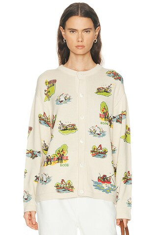 Beaded Camp Cardigan | FWRD 