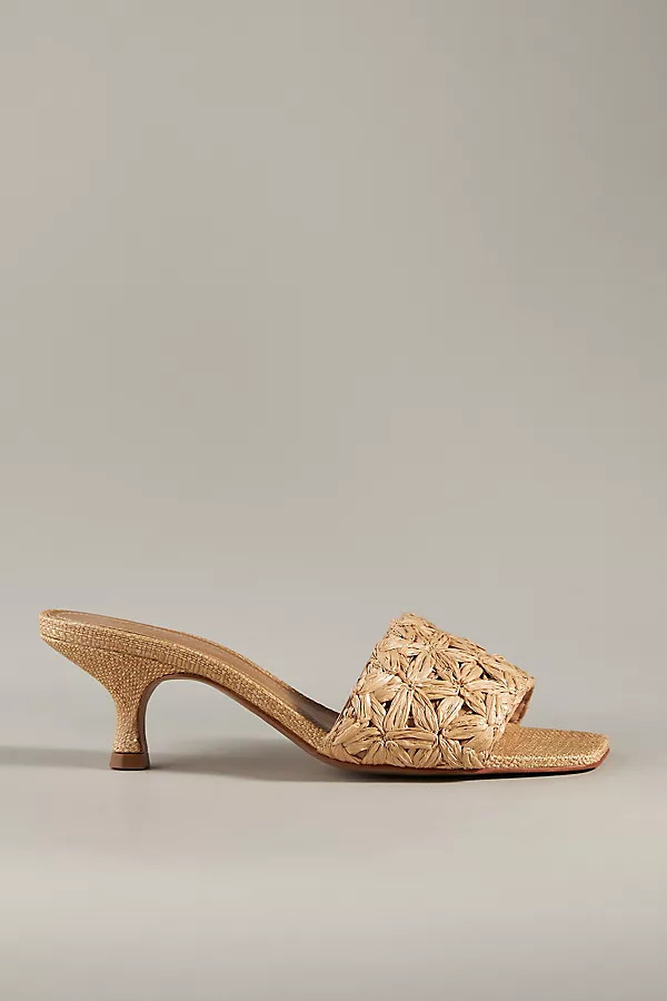 Schutz Dethalia Straw Heels | Anthropologie (US)