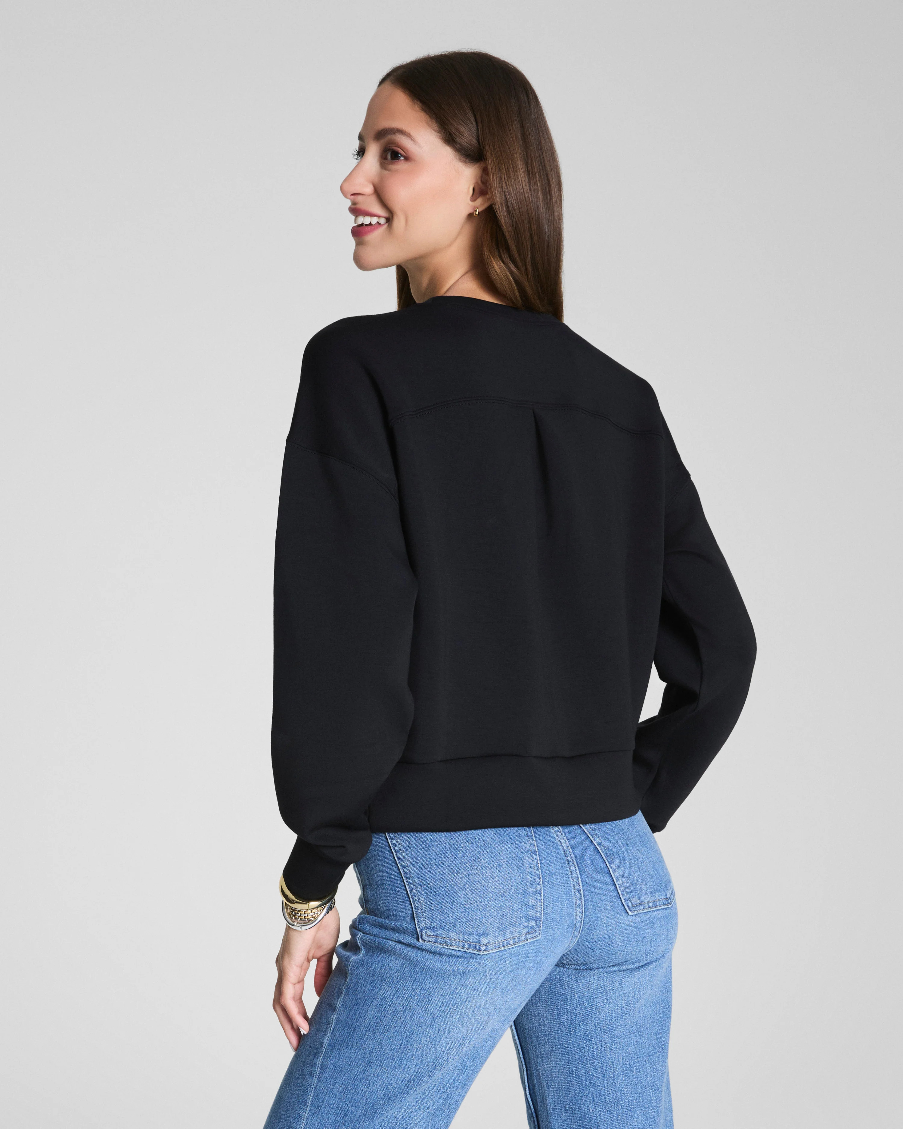 AirEssentials Lightweight Crewneck Pullover | SPANX | Spanx