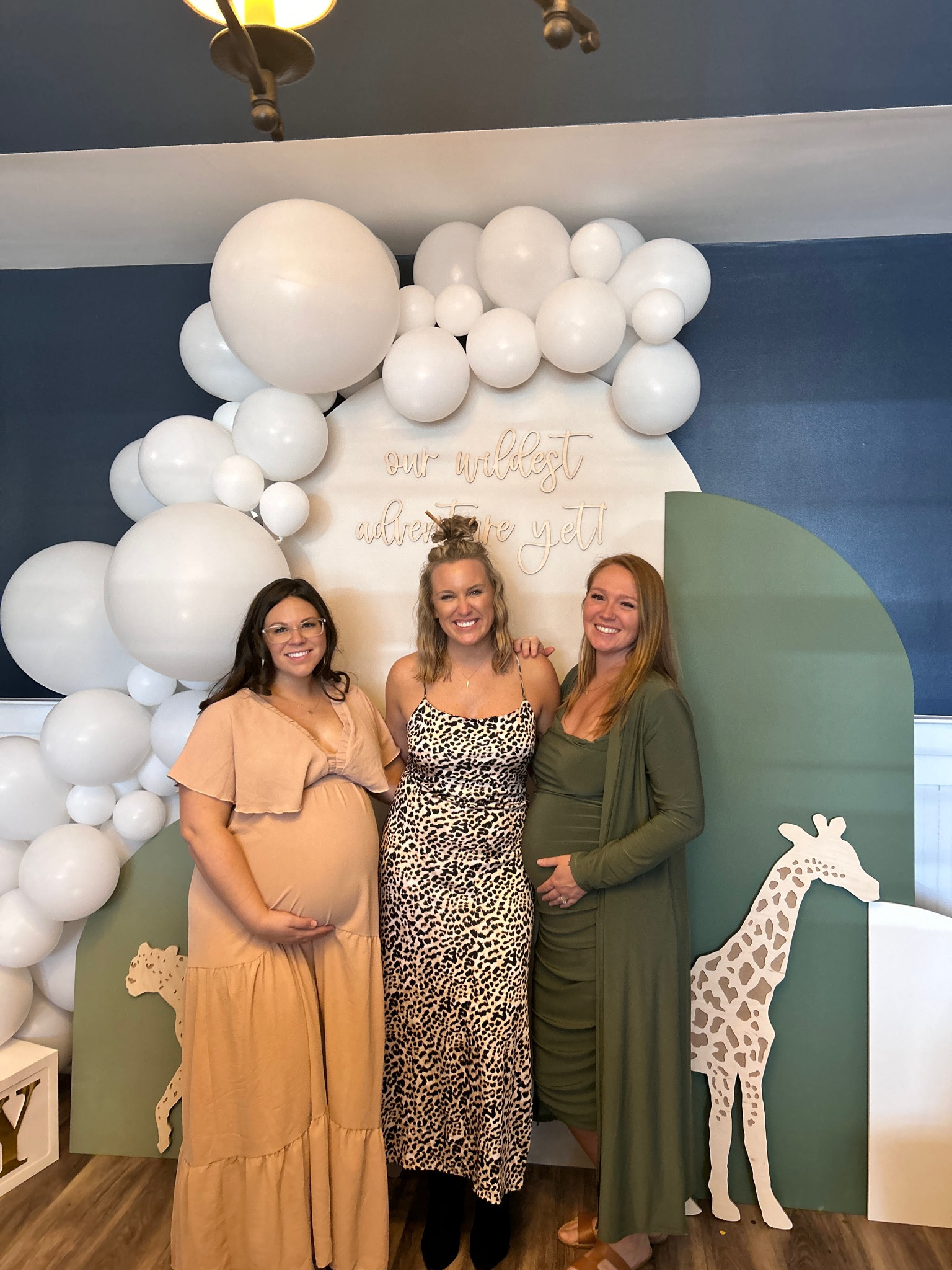 Our wildest adventure yet! 
Besties are both having boys! 💙

#babyshower #boys #safaribabyshower #giraffe #cheetah #balloonarch #besties #ootd #boohoo #revolve  



#LTKbump #LTKSale #LTKunder100