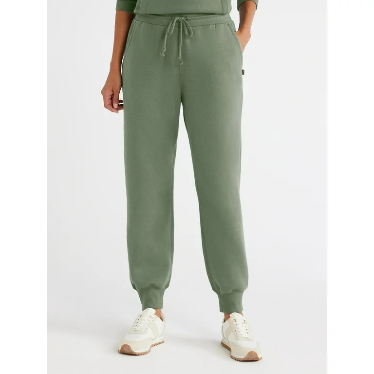 Free Assembly Women's Rib Cuff Sweatpants, 28” Inseam, Sizes XS-XXXL | Walmart (US)