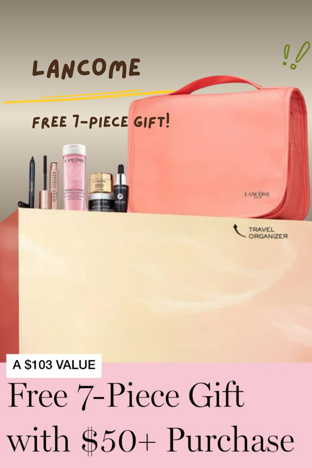 LANCOME! 
FREE 7-Piece Gift with $50+ Purchase! 

 

 #LTKbeauty #LTKsale #LTKgiftguide