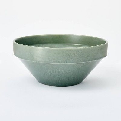 Green Wide Brim Bowl - Threshold&#8482; designed with Studio McGee | Target