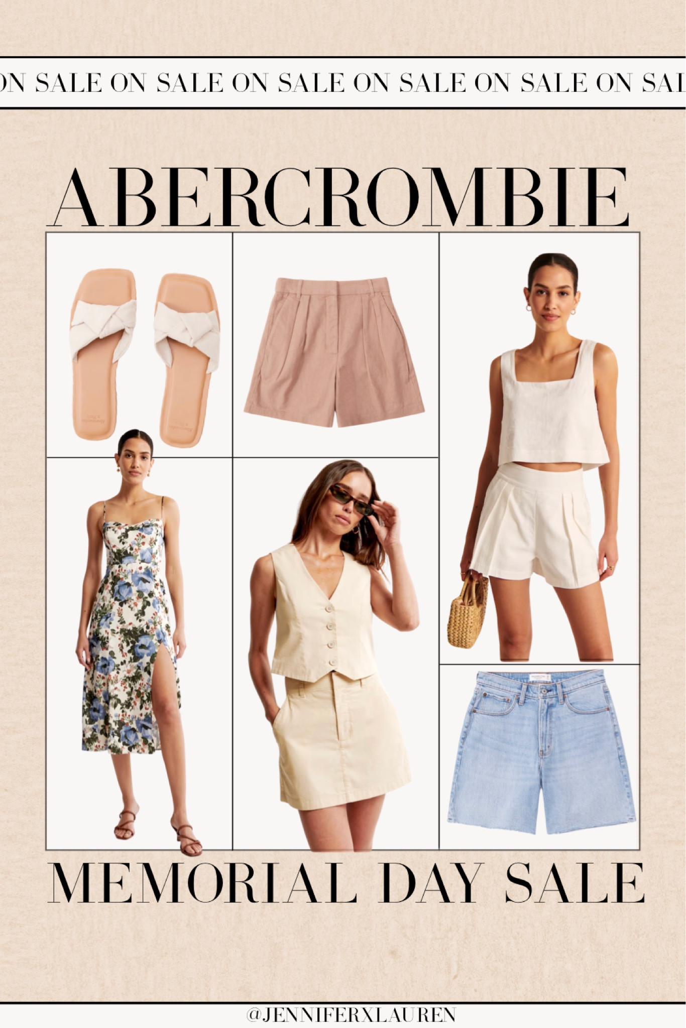 Abercrombie sale finds for Memorial Day👀 

Abercrombie sale, neutral style, Memorial Day sale, jean shorts, beige set, floral dress, summer wear, Amazon finds, sandals, pink shorts, linen finds, what to wear, summer style, best of sales, May favorites, summer essentials, neutral wardrobe 

#LTKunder100 #LTKunder50 #LTKstyletip