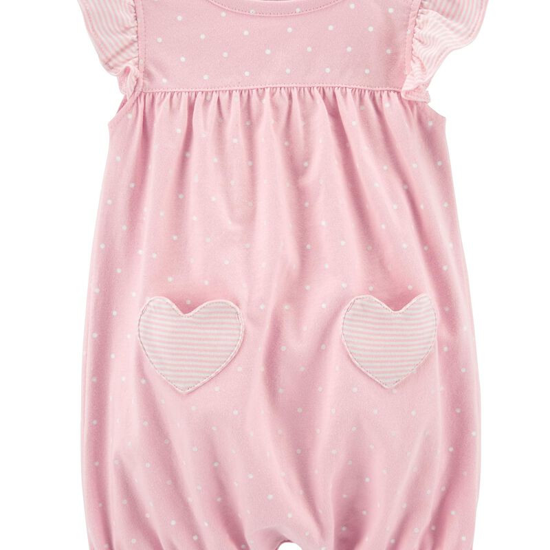 Baby Heart Snap-Up Romper | Carter's
