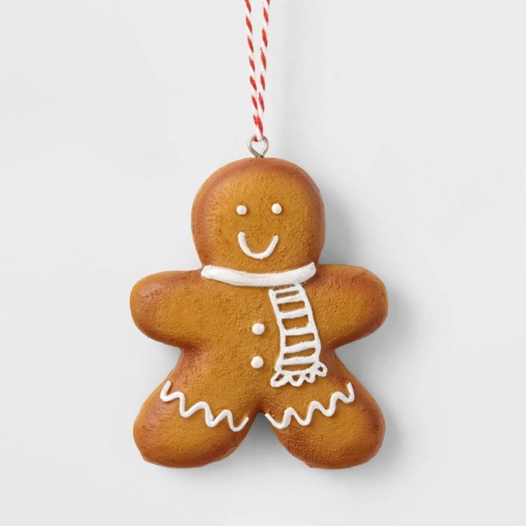 Gingerbread Cookie with Scarf Christmas Tree Ornament - Wondershop™ | Target