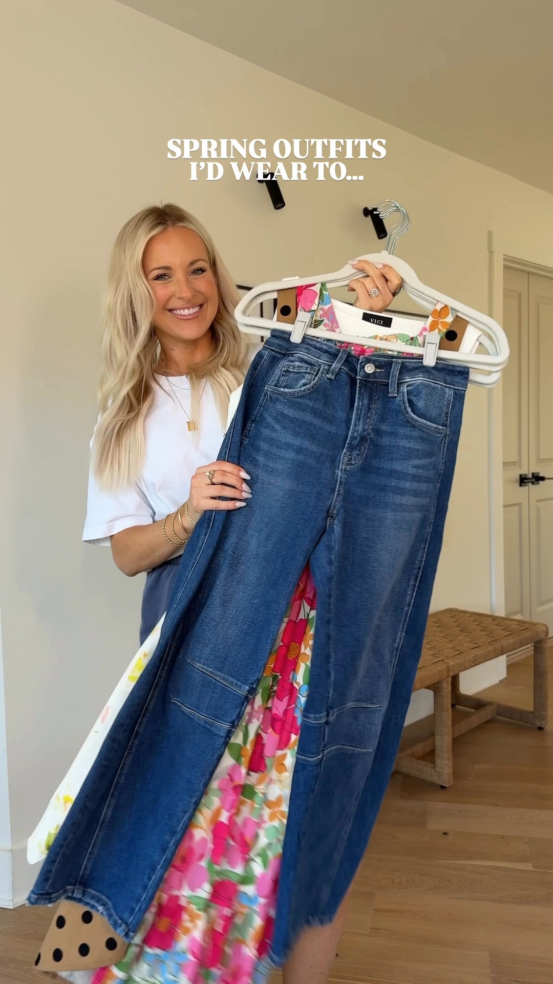 spring outfits I’d wear to… 🌸🌿🐣 manifesting warmer weather over here 💭

KATIEHSNYDER30 works site wide at Vici! dresses are also 40% off today (2/18) — so it’s all super affordable! 🎉 

wearing a small in everything — the jeans are SO GOOD (wearing 26 in those!)

#springoutfits #springstyle #whatidwear #springevents #easterinspiration #vicidolls 

#LTKFindsUnder50 #LTKStyleTip #LTKSeasonal