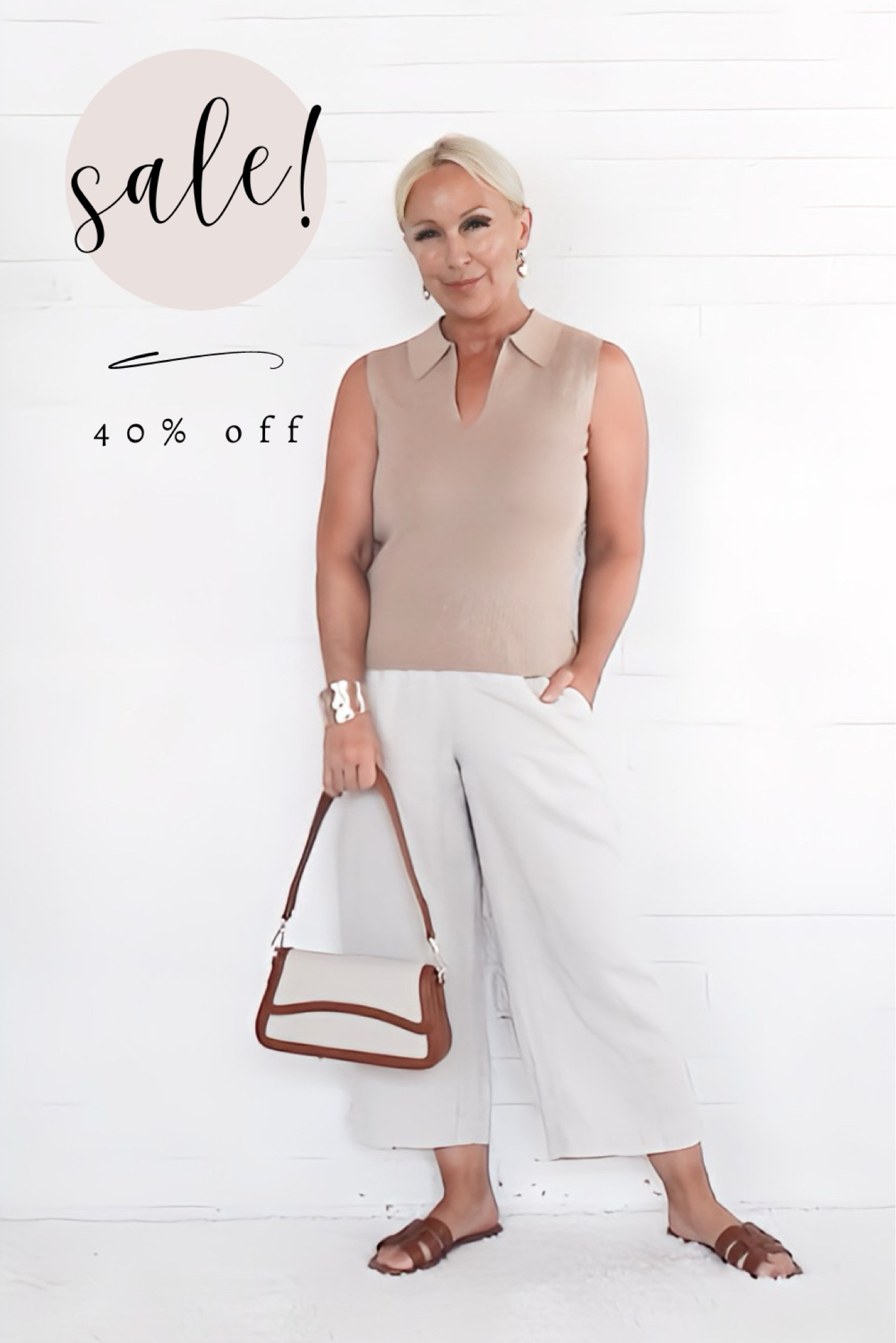 Linen Outfit / Casual Outfit / Over 40 / Over 50 / Over 60 / European Style / French / Neutral / Summer Outfit


#LTKSaleAlert #LTKSummerSales #LTKOver40