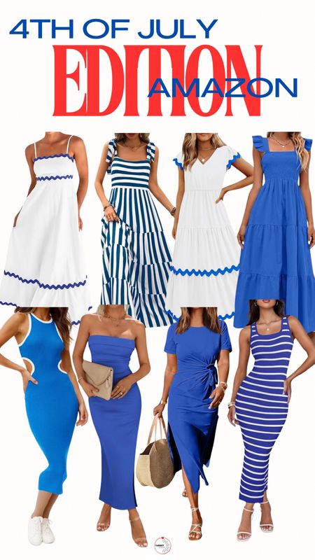 Amazon Fashion Blue and White 4th of July Dresses #amazon #amazonfashion #amazondresses #4thofjuly #partydresses 4thofjulyoutfits 

#LTKFindsUnder50 #LTKParties #LTKStyleTip