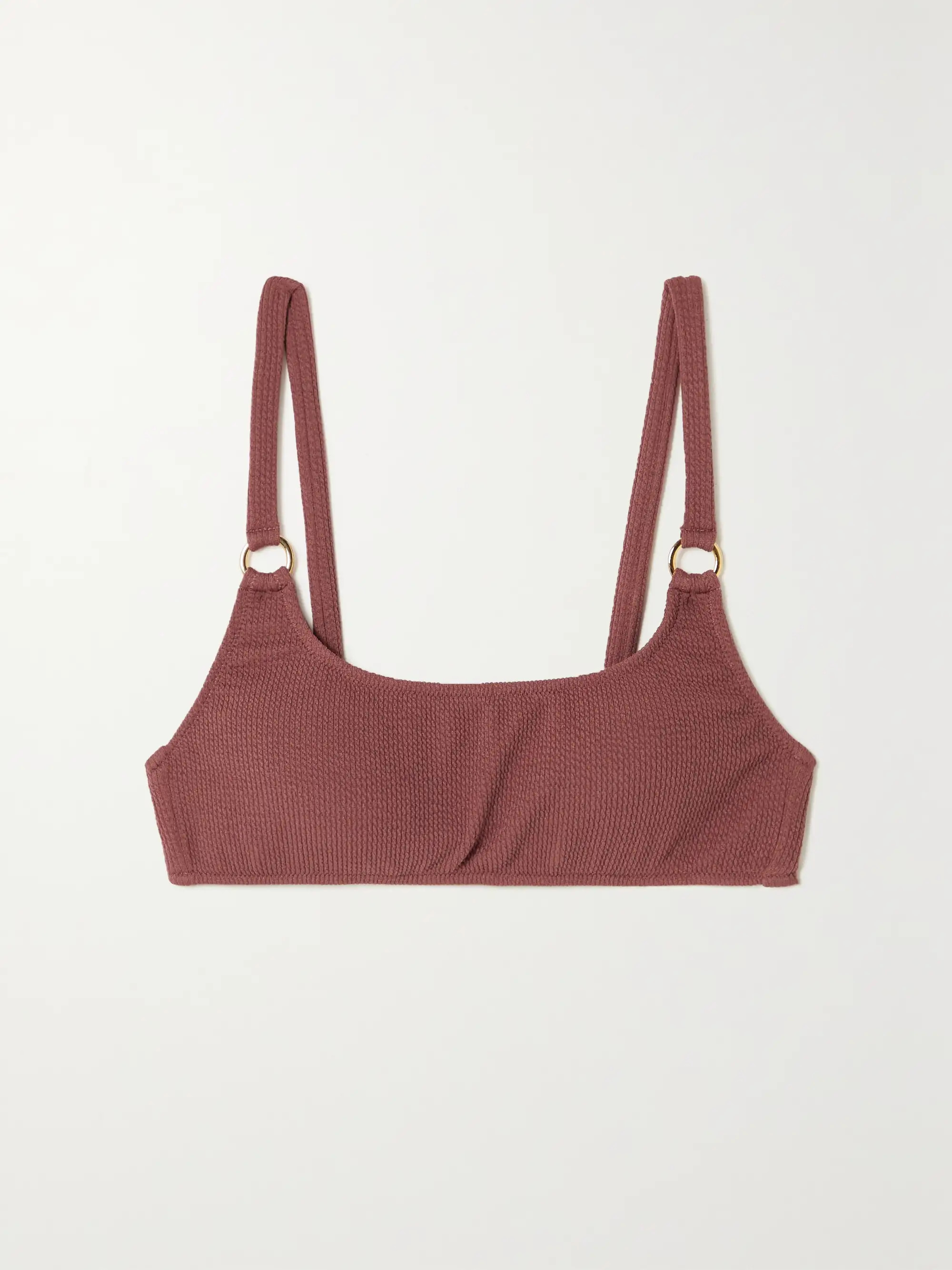 Bari textured bikini top | NET-A-PORTER (US)