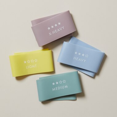 Set of 4 Silicone Resistance Bands | Indigo (CA)