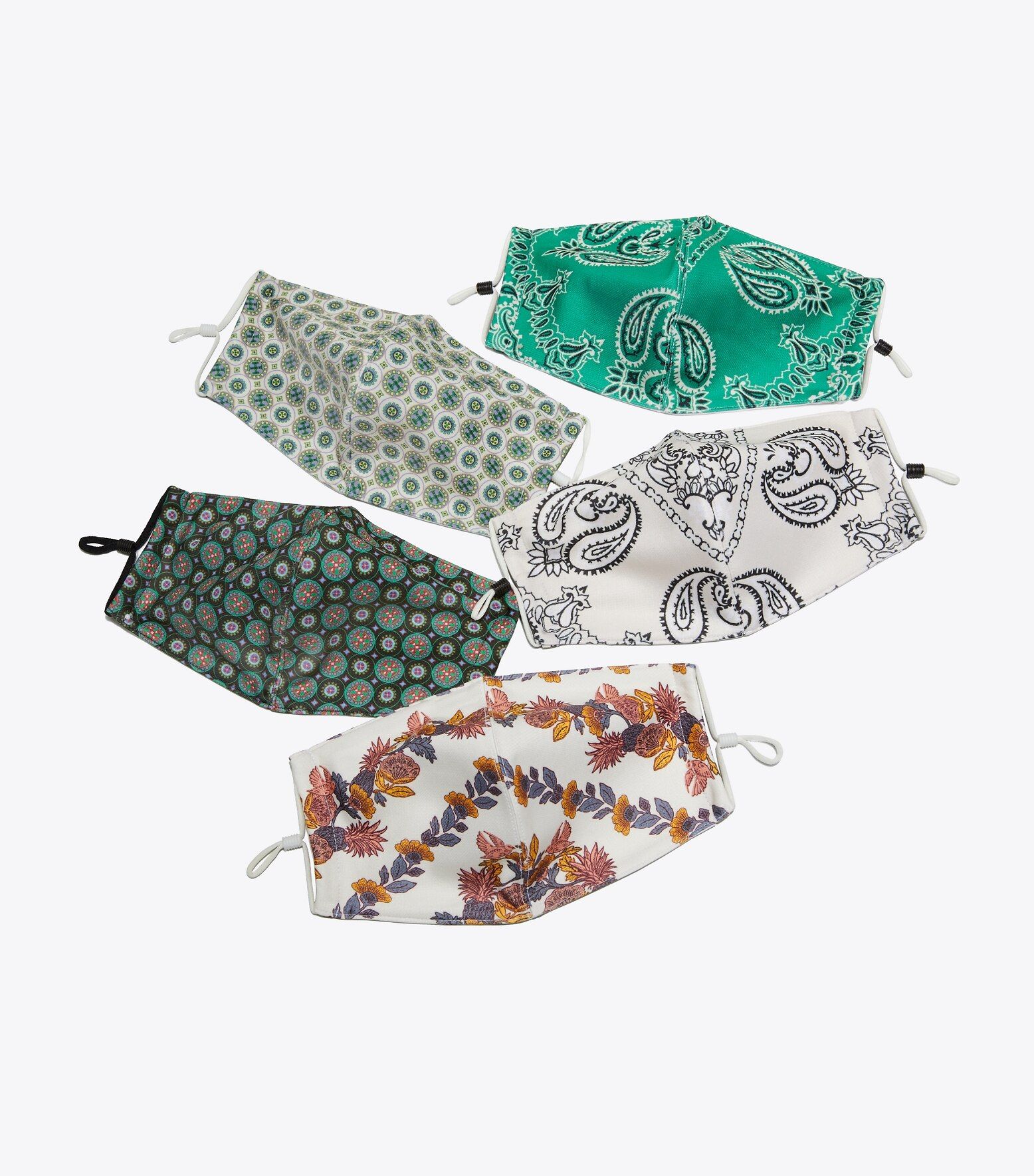 Printed Face Mask, Set of 5 | Tory Burch (US)