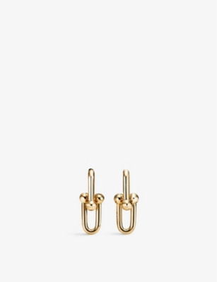 Tiffany HardWear 18ct yellow-gold earrings | Selfridges