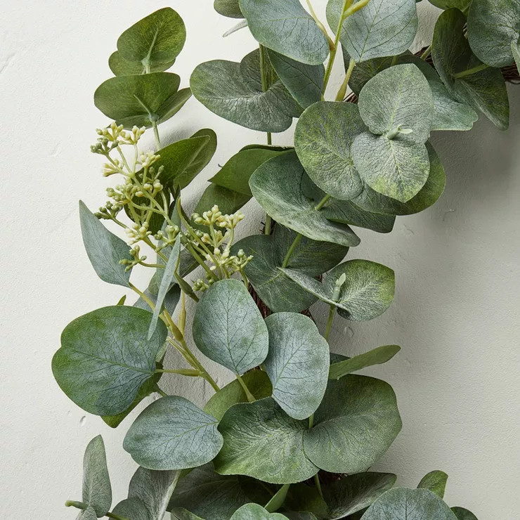 24" Faux Seeded Eucalyptus Wreath - Hearth & Hand™ with Magnolia | Target