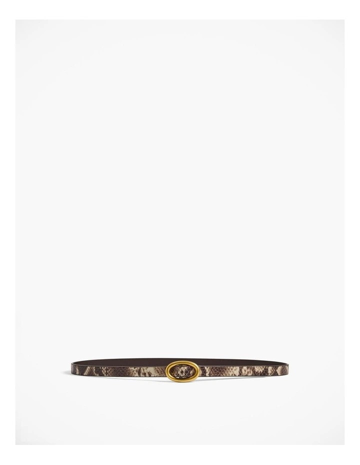 WitcheryAndie Textured Leather Belt in Snake Multi | Myer