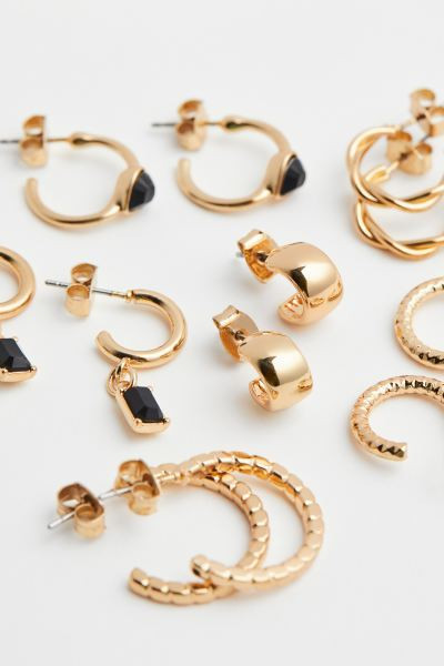 6 Pairs Earrings | H&M (US + CA)