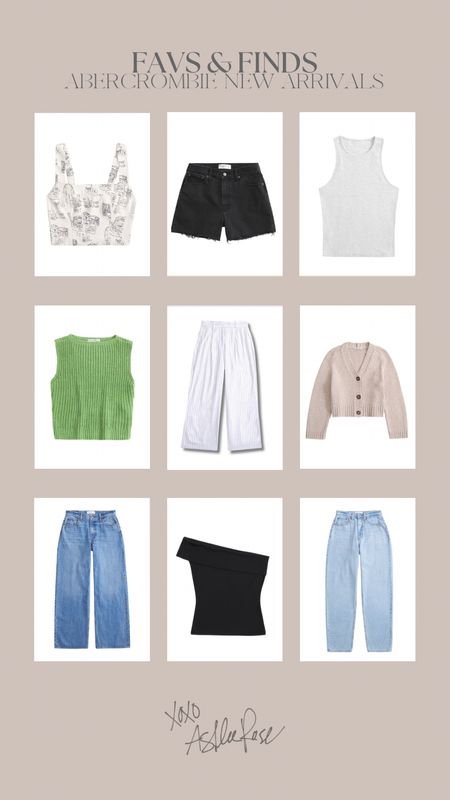 the perfect new arrivals from Abercrombie.. just in time for this warmer weather we’ve *finally* been getting 🙌🌞

Spring Outfit, Outfit Inspo, New Arrivals 

#LTKfindsunder100 #LTKmidsize #LTKstyletip