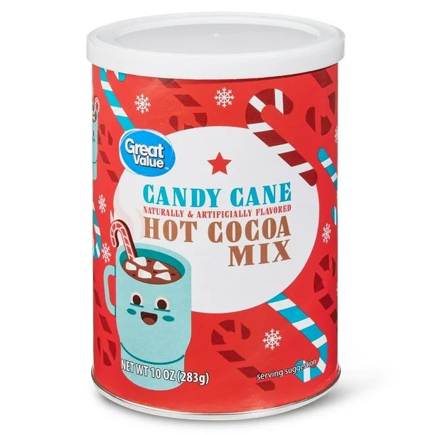 Great Value Candy Cane Hot Cocoa Mix, 10 oz | Walmart (US)