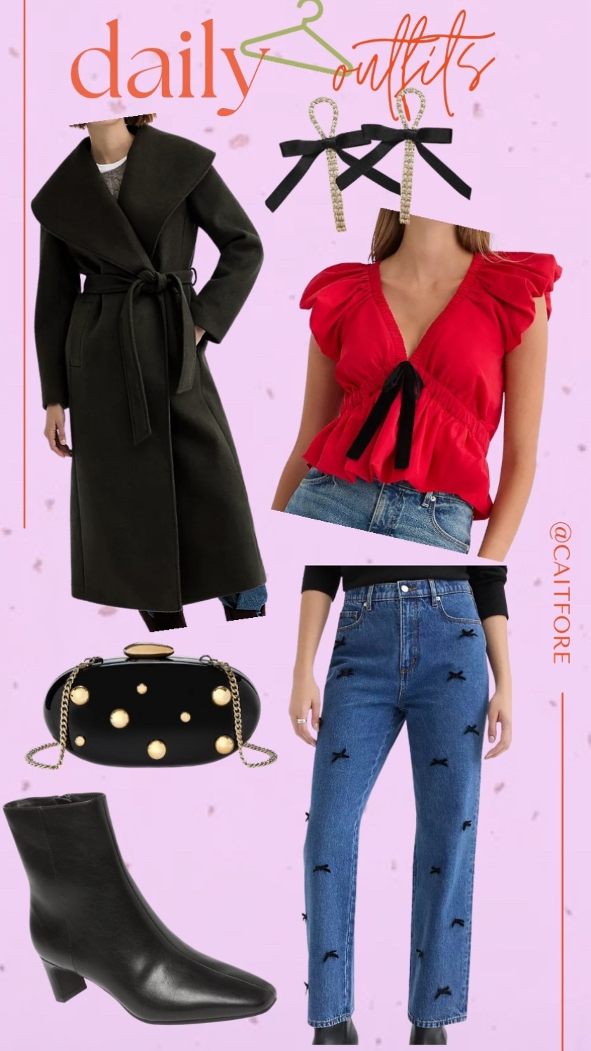 The cutest holiday outfit for casual holiday parties ❤️🖤

#LTKGiftGuide #LTKHoliday #LTKSeasonal