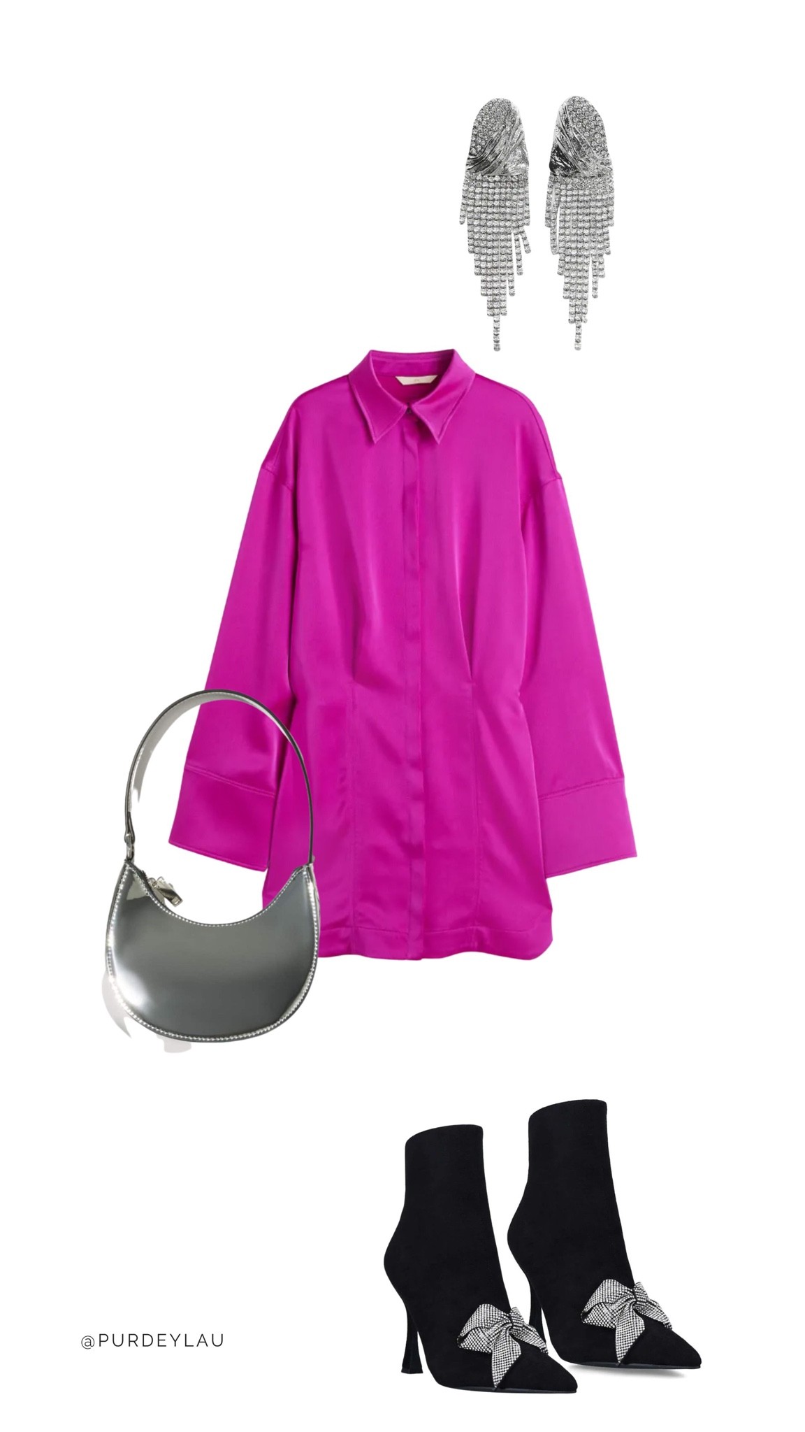 Show stopping party dress 💓 I love how gorgeous this pink is and the fit of this shirt dress looks amazing! Pair with silver accessories for a gorgeous festive/Christmas party outfit 

#LTKstyletip #LTKeurope #LTKfit