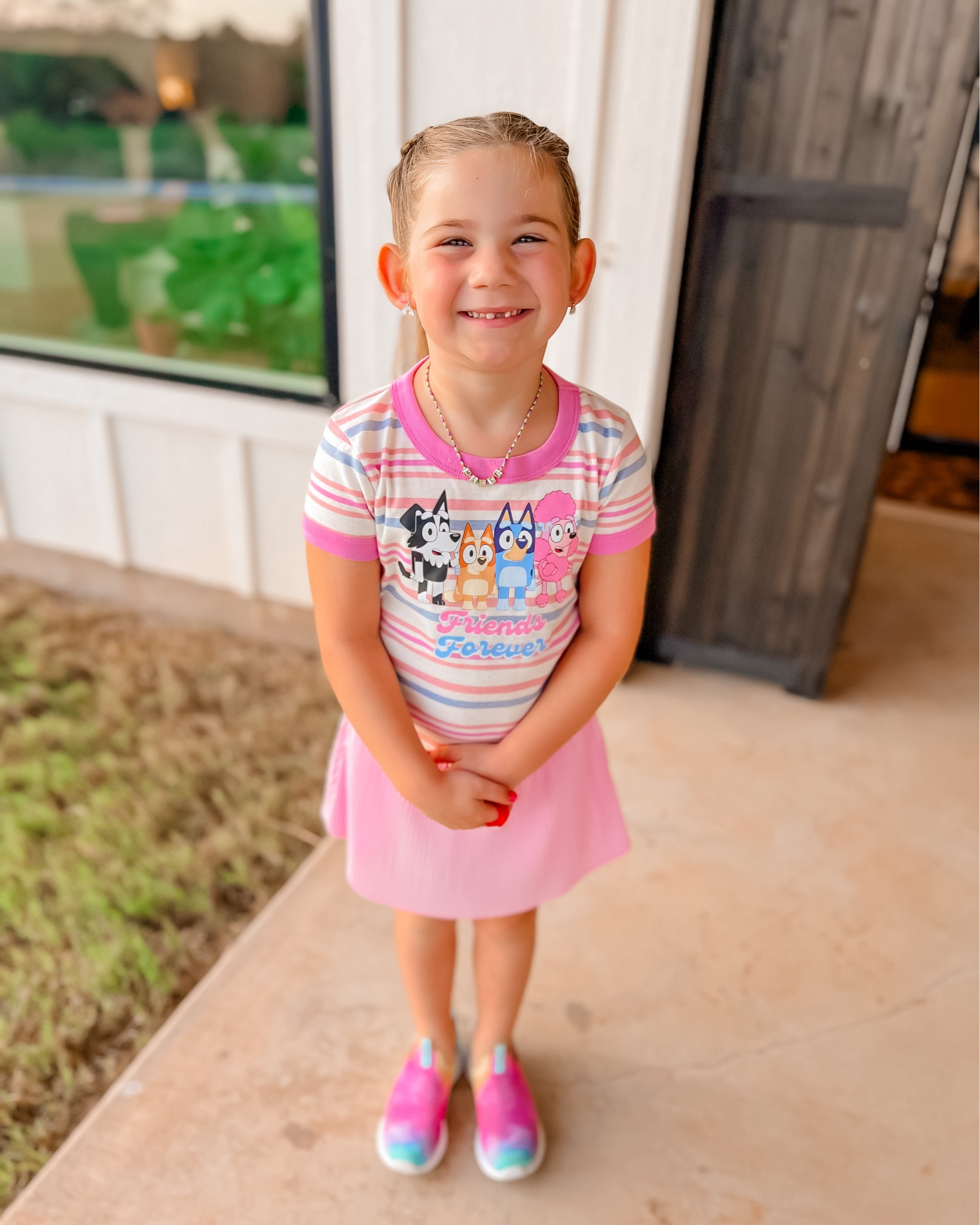 Cute girls outfits for school! I think this is the cutest Bluey shirt I’ve been able to find!! 

#LTKKids #LTKBacktoSchool #LTKFamily