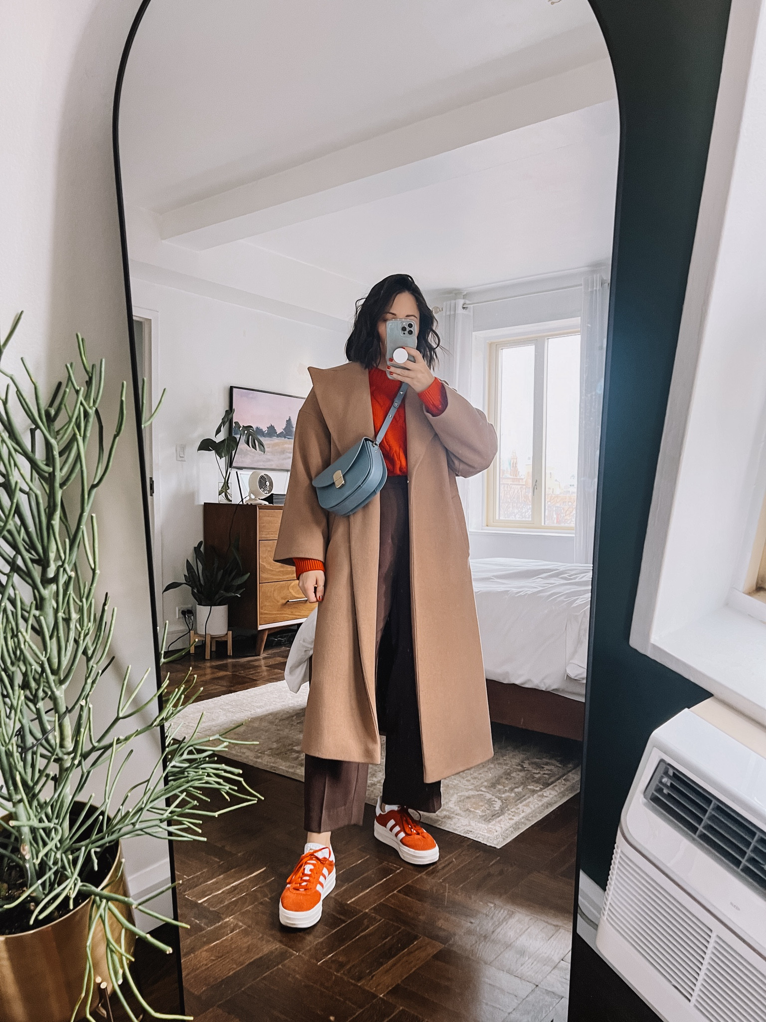 How to style a camel coat with brown trousers. Brown and red outfit ideas  

#LTKMostLoved #LTKstyletip #LTKfindsunder50