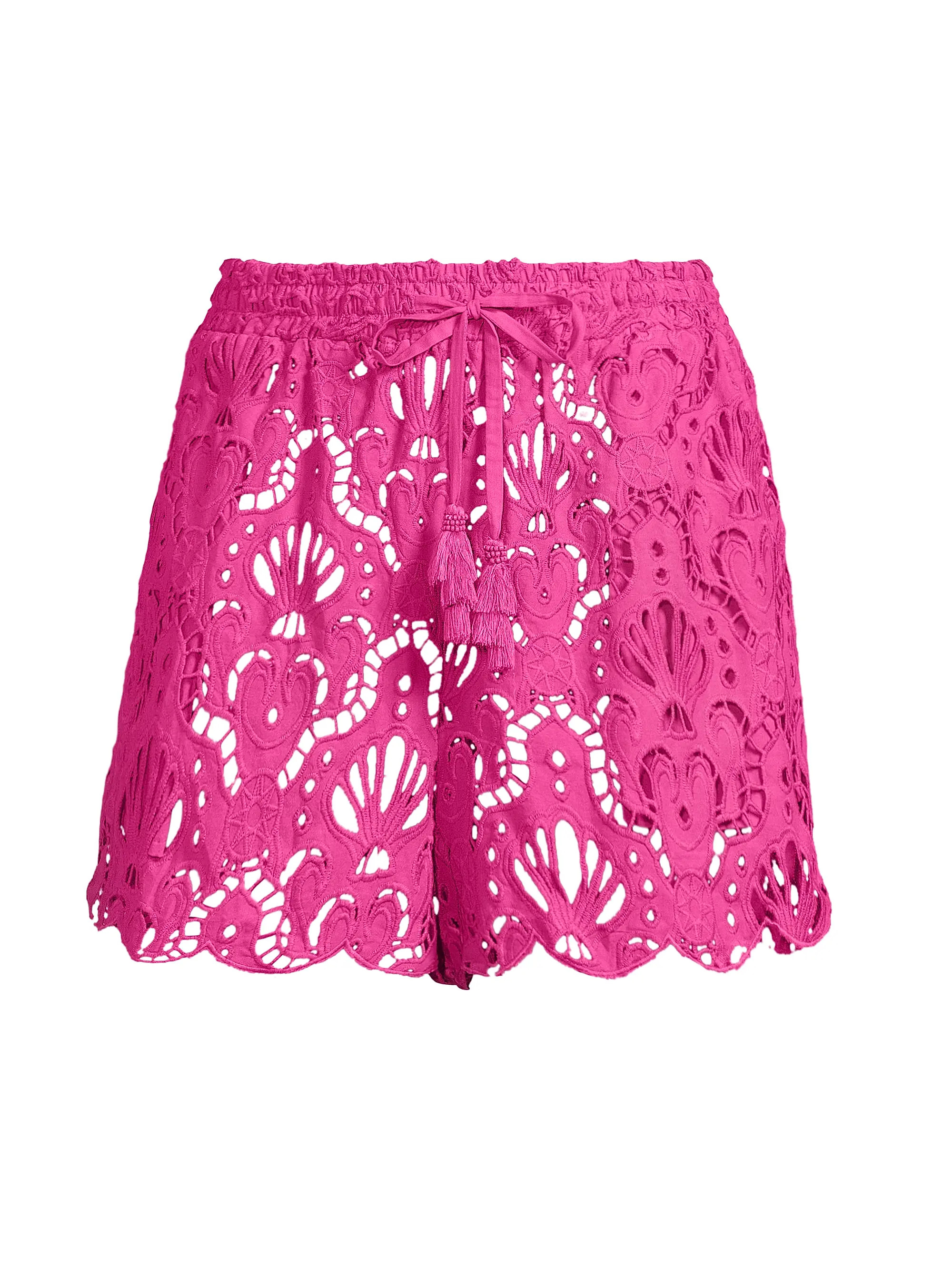 Seashell Eyelet Lace Shorts | Saks Fifth Avenue