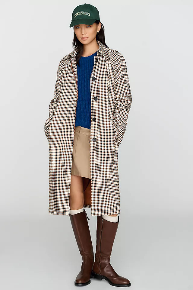 Long Trench Coat Jacket | Anthropologie (US)