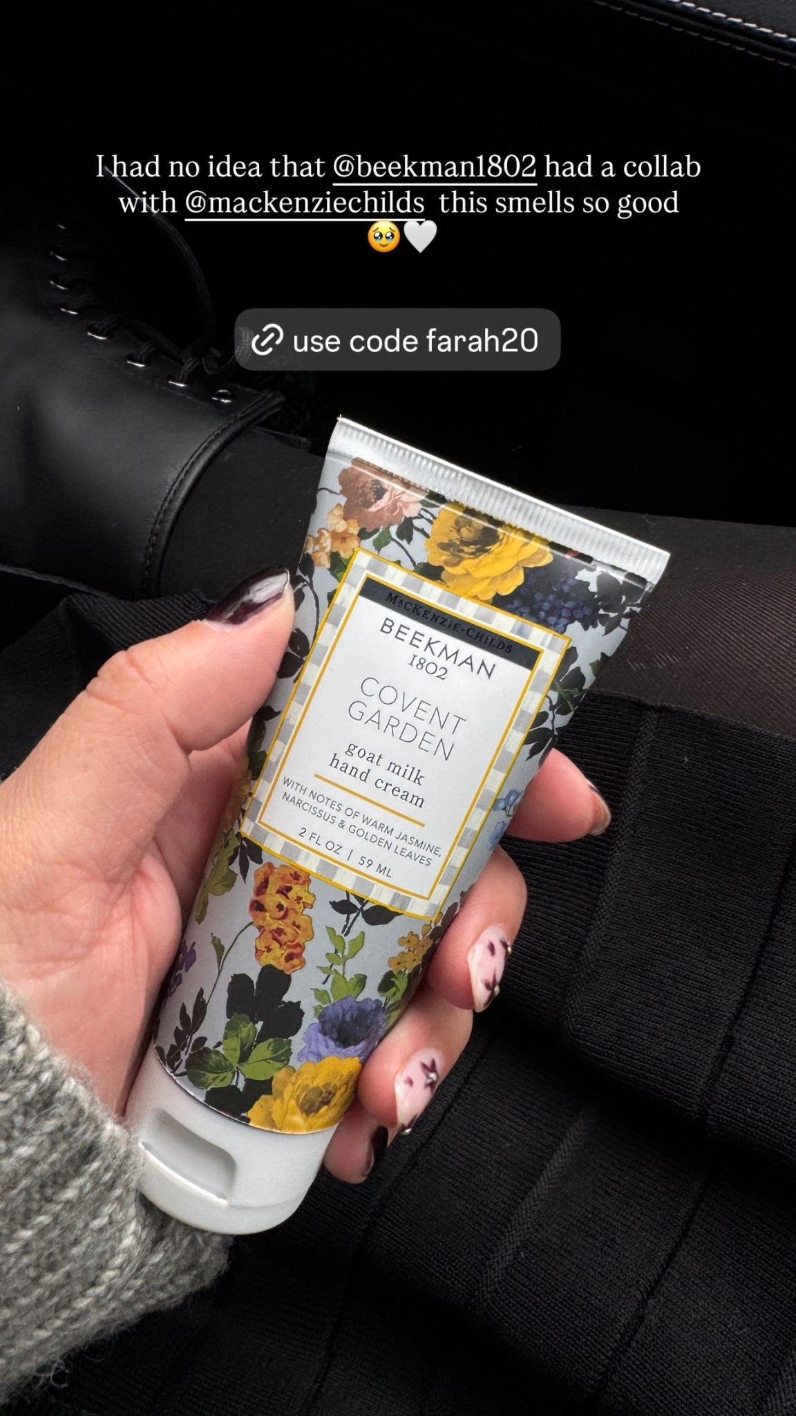 Farah20 to save I had no idea that @beekman1802 had a collab with @mackenziechilds  this smells so good 
 🥹🤍

#LTKdayinmylife #LTKmorningroutine #LTKFindsUnder50