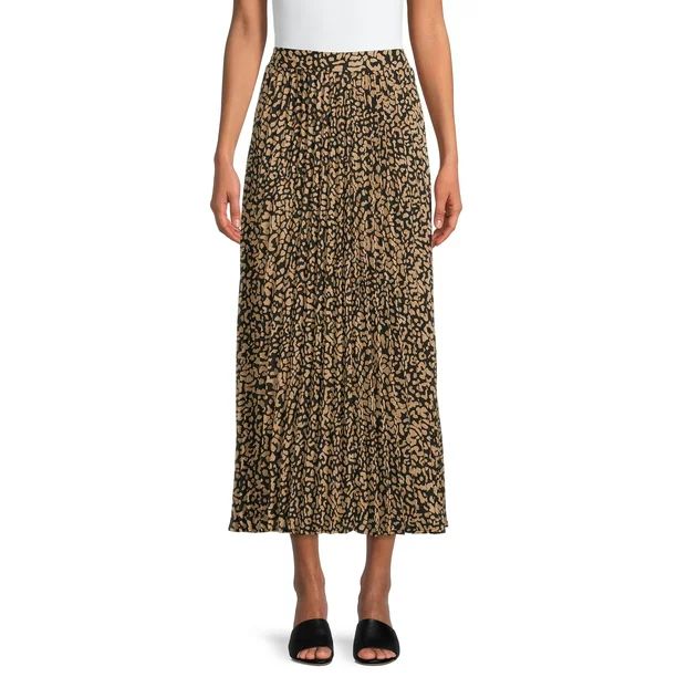The Get - The Get Women's Pleated Maxi Skirt - Walmart.com | Walmart (US)