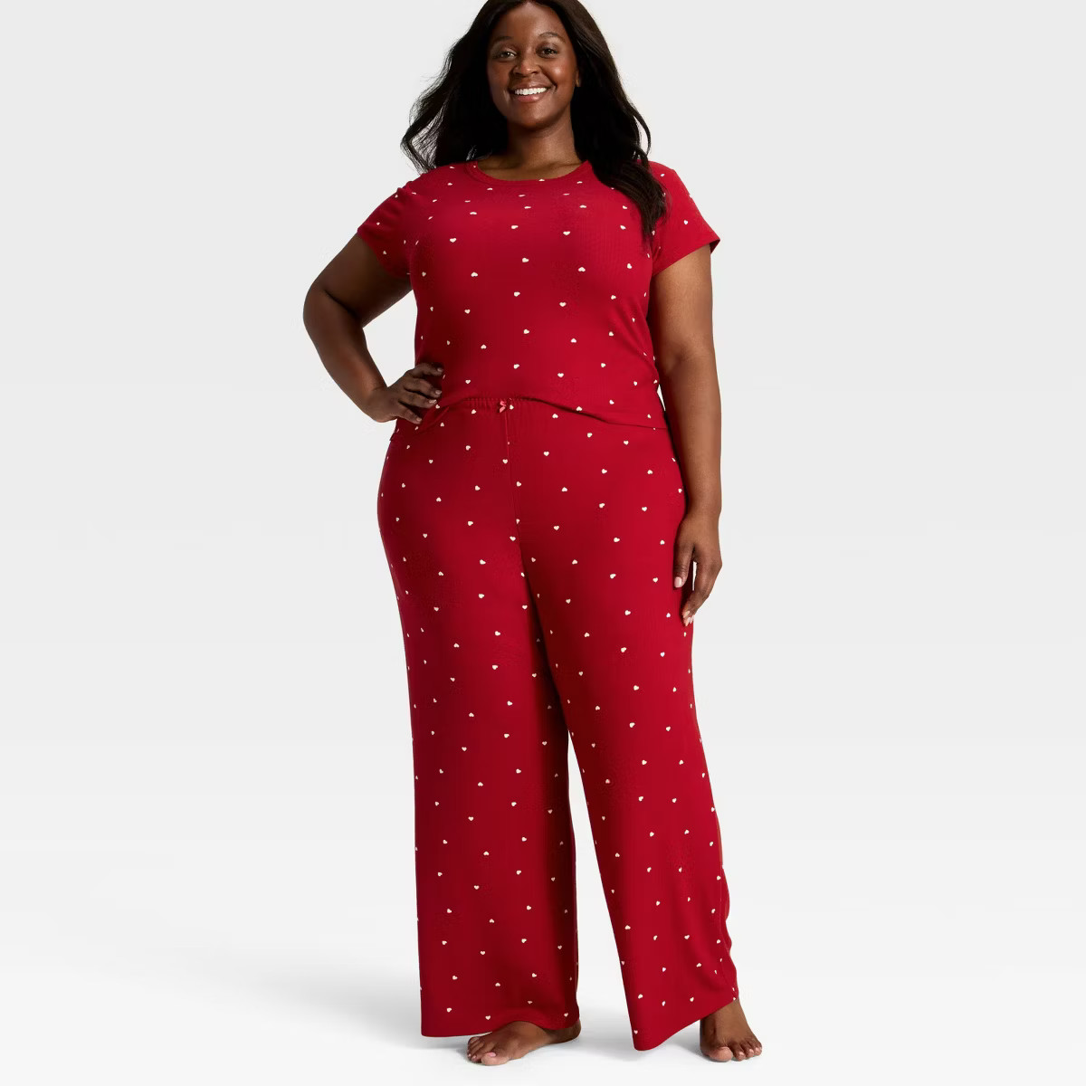 Women's Pointelle Short Sleeve Shirt and Pants Pajama Set - Auden™ | Target