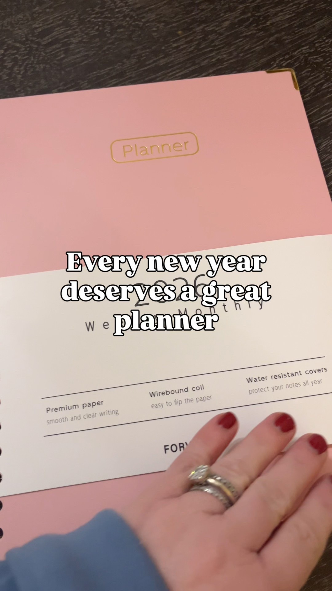 So happy to have a new planner for the new year!! Time to make all the plans! 

#LTKHome #LTKFindsUnder50