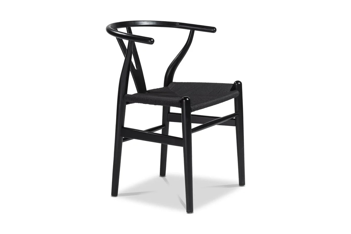 Sylmar Side Chair BLACK/CHOICE OF SEAT COLOR - SET OF 2 | Apt2B