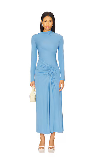 Hathaway Midi Dress Ferrera Midi Dress in Horizon | Revolve Clothing (Global)