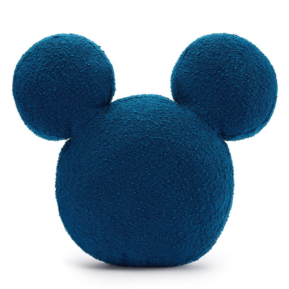Mickey Mouse Icon Throw Pillow \u2013 Blue | Disney Store