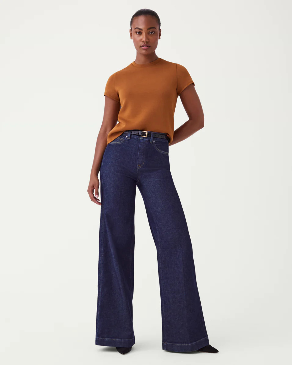 Wide Leg Jeans, Raw Indigo | Spanx