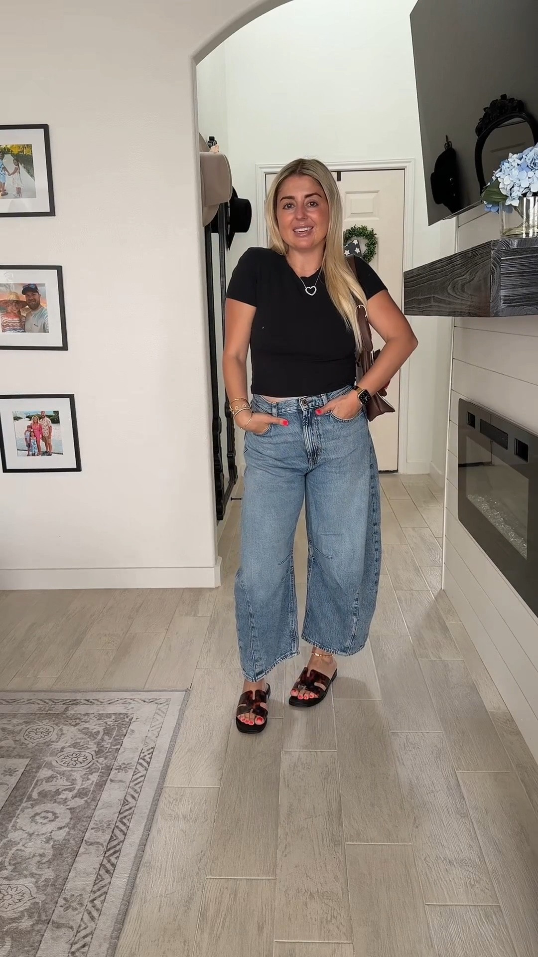 Everyday outfit on sale
Baby tee small
Barrel jeans 27 petite
Sandals tts

#LTKootd #LTKSaleAlert