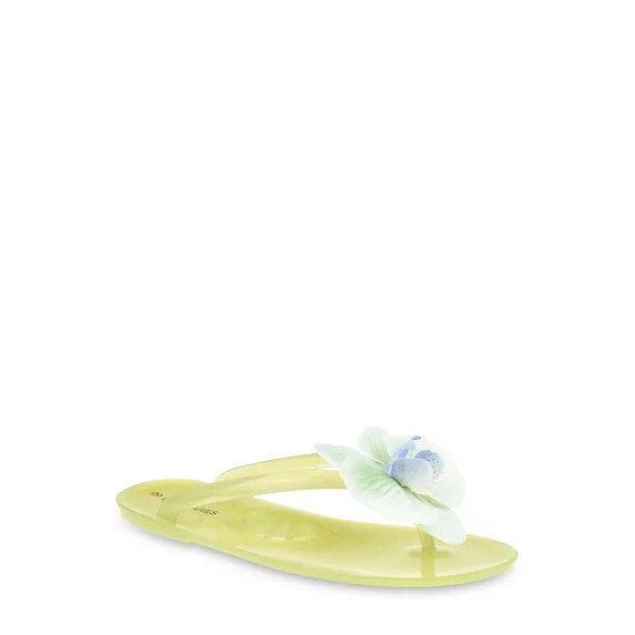 No Boundaries Flower Applique Sandal | Walmart (US)