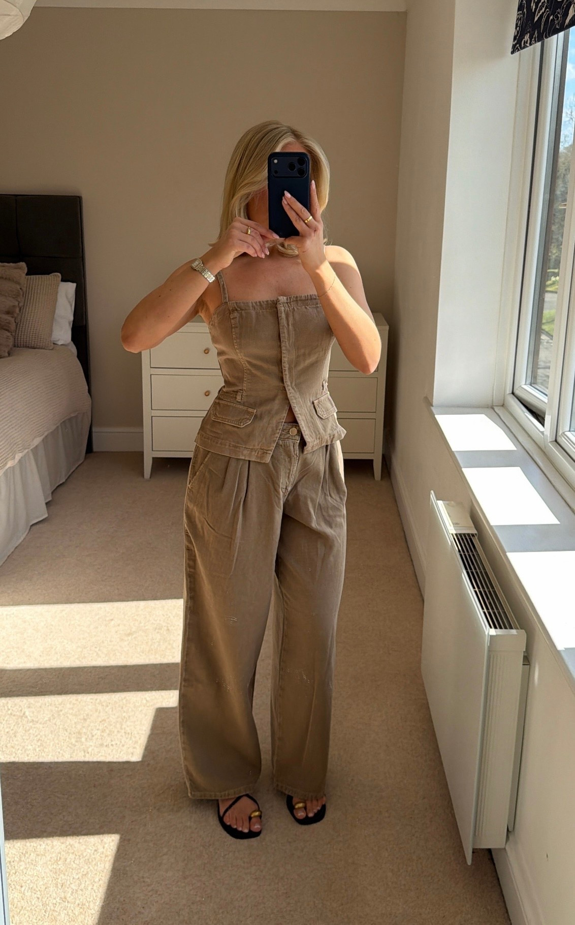 spring denim co ord 

#LTKstyletip #LTKspring