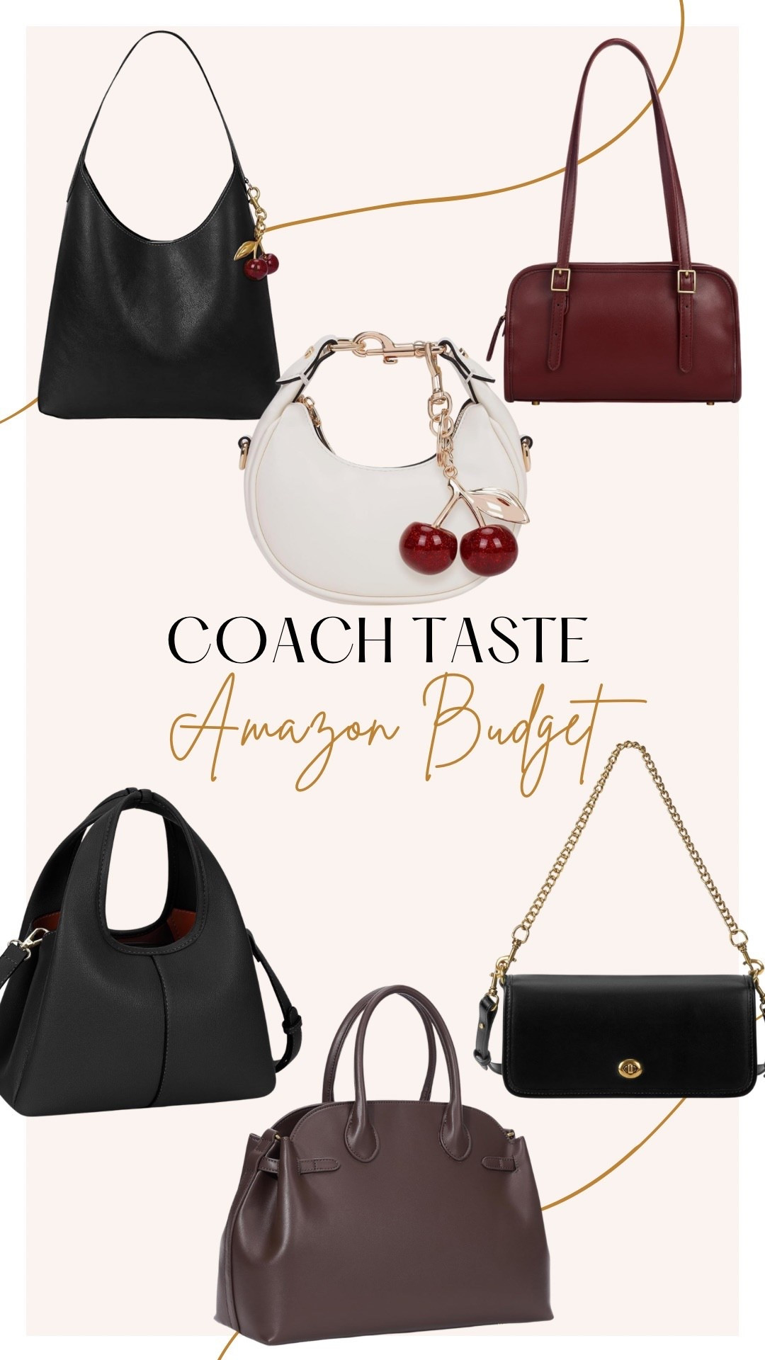 Amazon has so many amazing handbags that have coach style but are very affordable and a perfect gift!

#LTKHoliday #LTKGiftGuide #LTKFindsUnder100