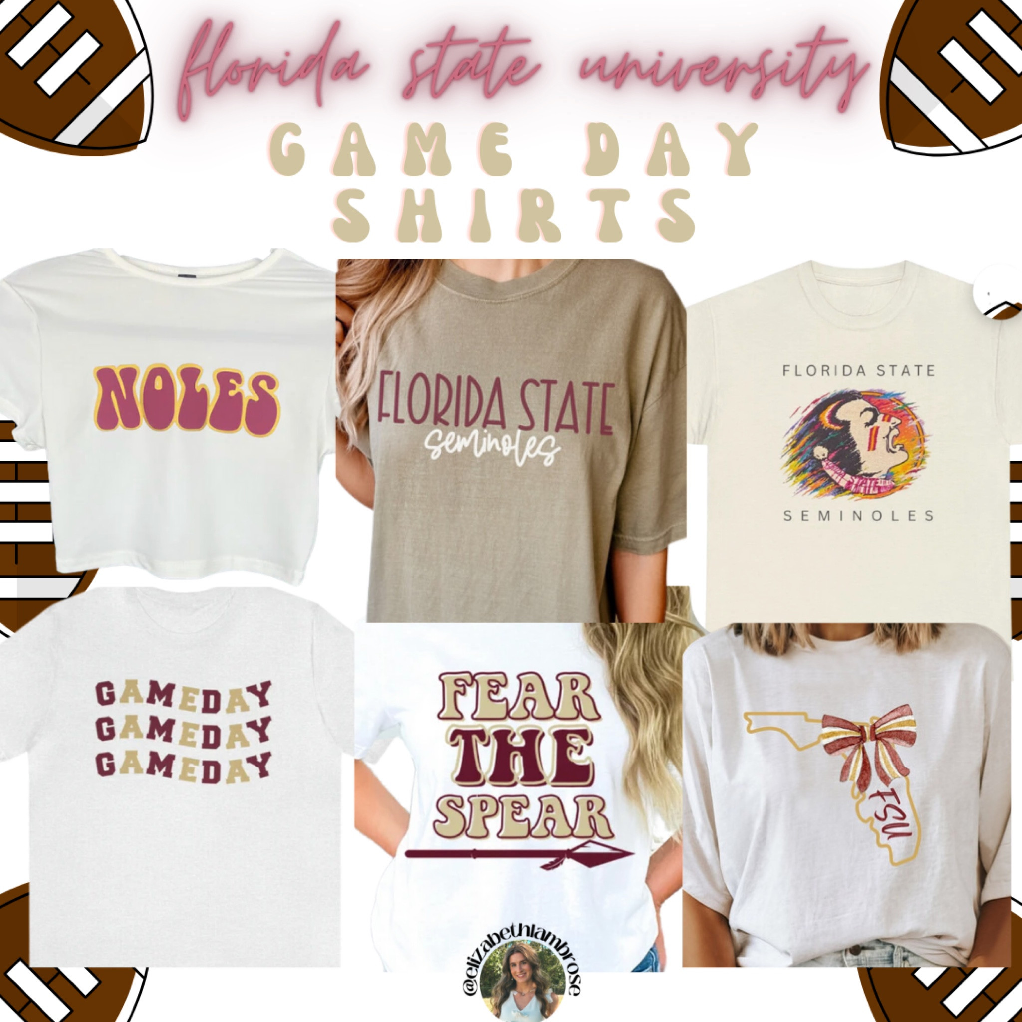 fsu seminoles game day shirts
florida state game day outfit
garnet and gold t shirt 

#LTKStyleTip #LTKSeasonal #LTKU