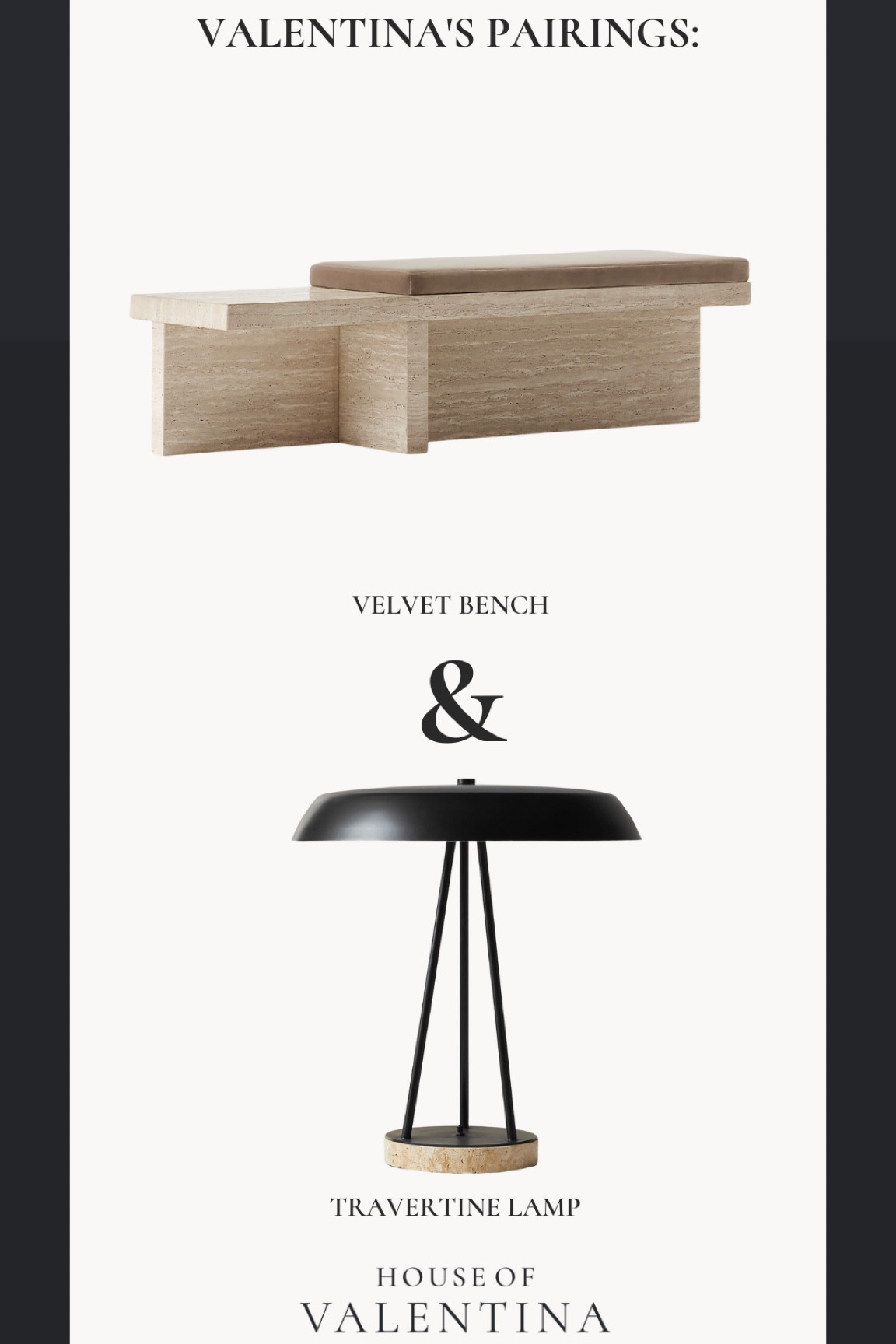 Travertine & velvet 

#LTKSeasonal #LTKstyletip #LTKhome