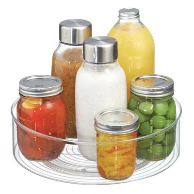 iDesign Plastic 11.5-Inch Round Lazy Susan Organizer â Clear | Wayfair North America