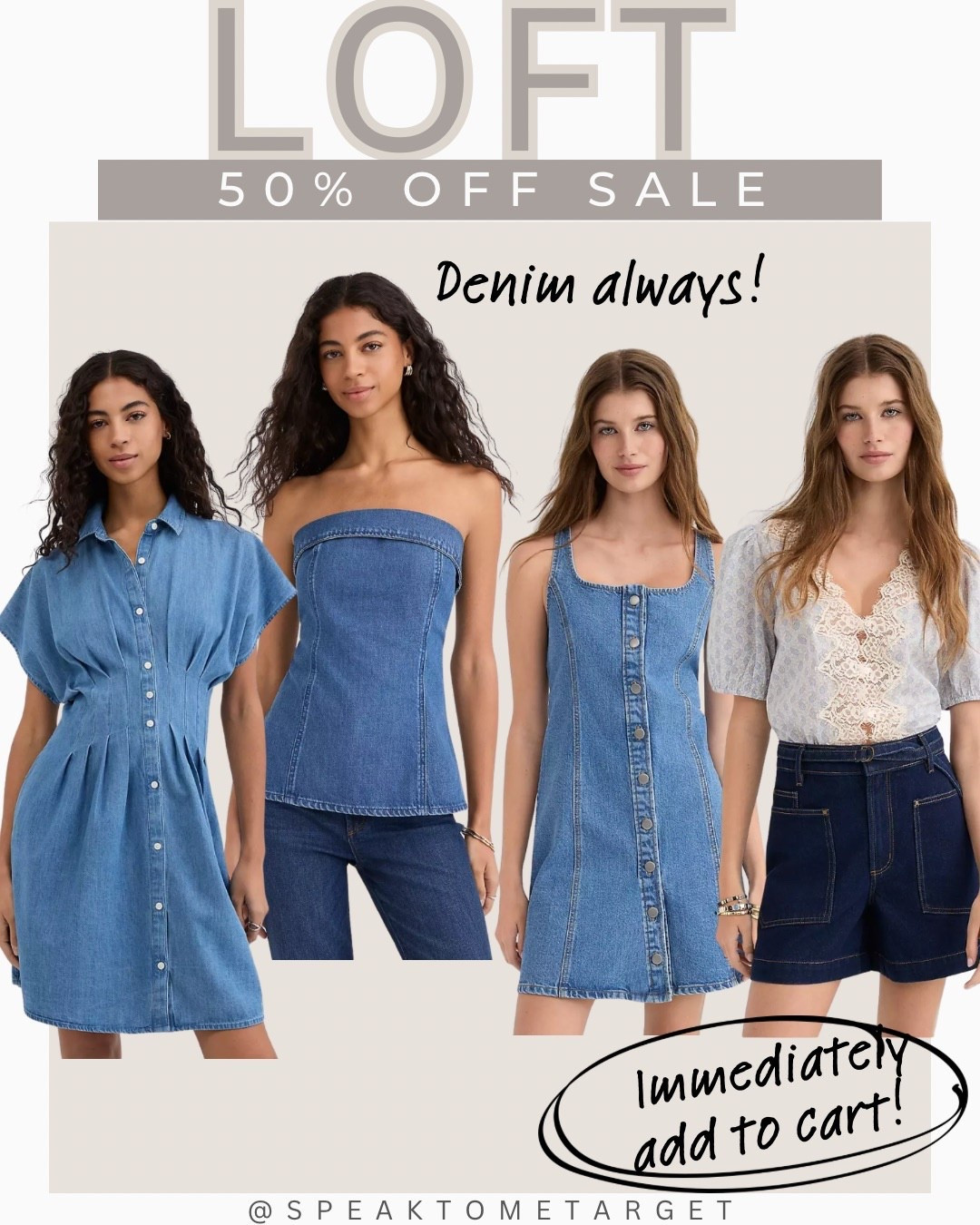 NEW at Loft and save 50% off 

#LTKPetite #LTKOver40 #LTKSaleAlert