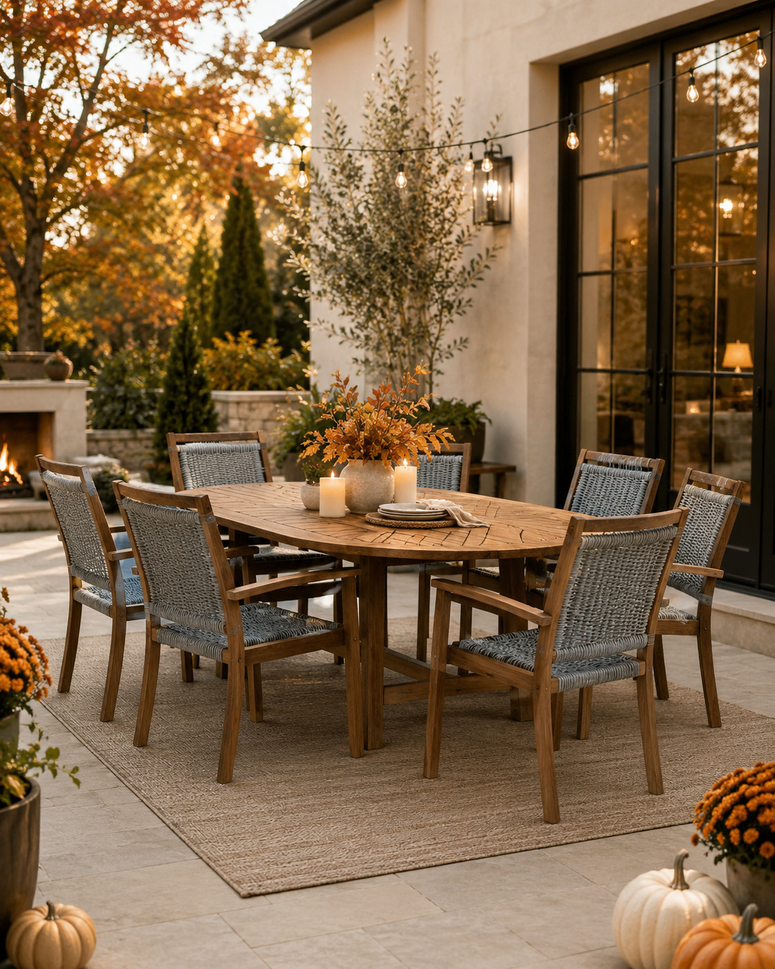 Imagine all the fall dinners out here 🍂✨ Birch Lane’s Labor Day Sale has so many elevated patio pieces up to 60% off, from outdoor dining sets and tables to comfy conversation sets and dining chairs. Definitely bookmarking these for fall hosting. #BirchLane #OutdoorDining #LaborDaySale #FallHostingIdeas #OutdoorDiningSet #DiningTable #PatioChairs #ConversationSet #BackyardIdeas #FallPatioDecor #OutdoorLiving #PatioStyle #FallEntertaining 

 #LTKSeasonal #LTKHome #LTKSaleAlert