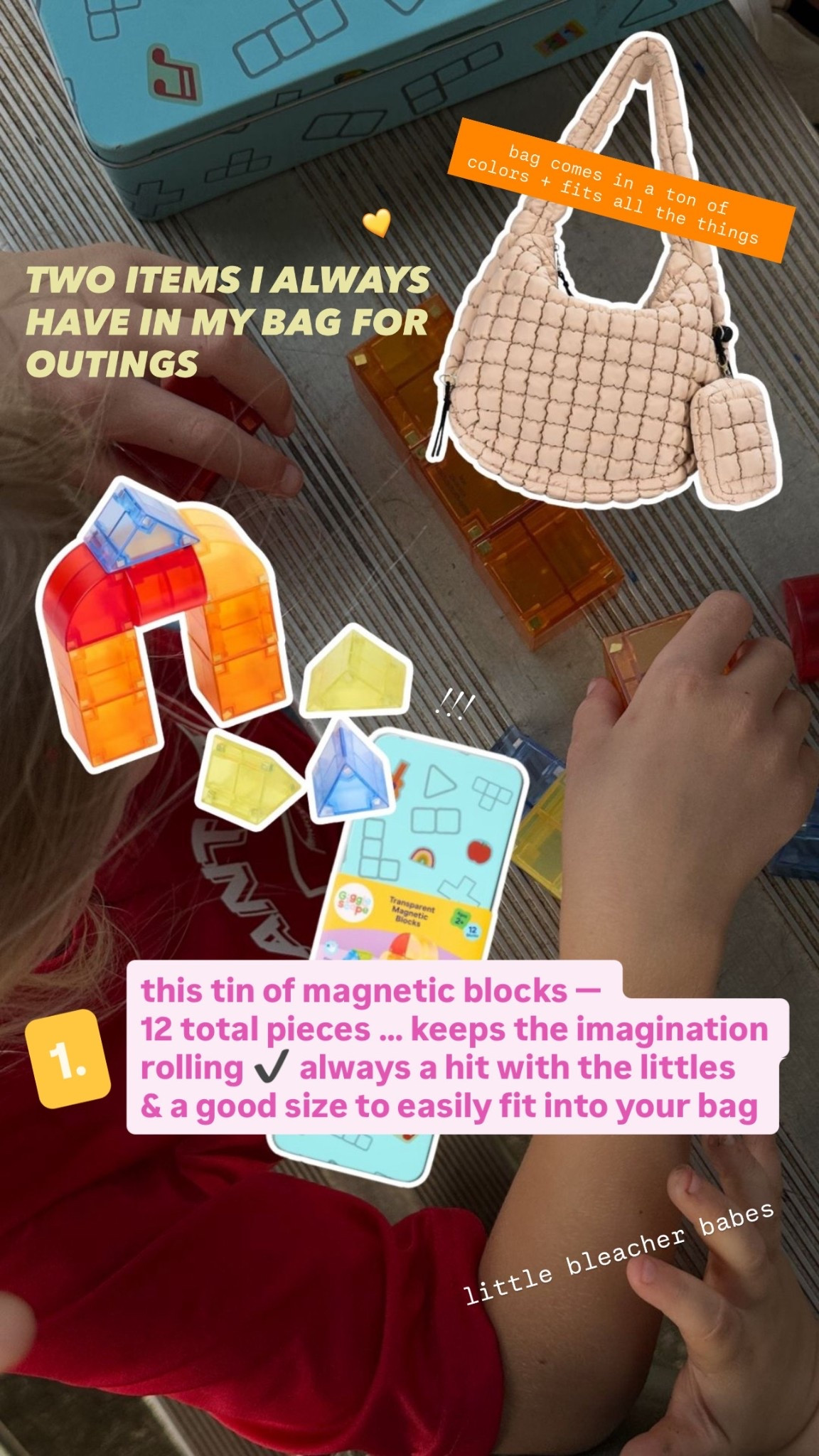 mom bag things !! 

#LTKmomlife #LTKKids